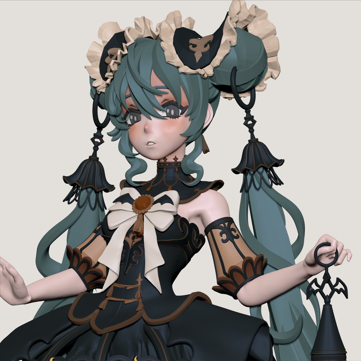 Miku WIP 
original author: <a href="/hositoneko/">ソウノ @お仕事募集中</a> 
#初音ミ #HatsuneMiku