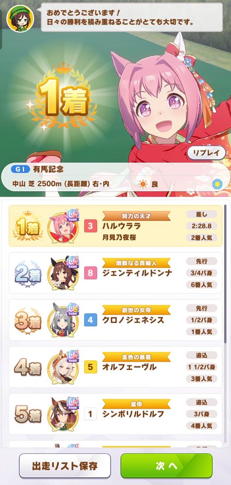 tkm_n_yzkr's tweet image. オルフェーヴル、ジェンティルドンナ、あなたたちの前にいるのは、適性を12段階上げたにんじんぷりん総帥だ