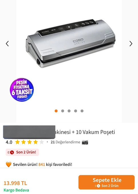 Yurt dışında 54 avro (2.300 TL),
Trendyol’da 14.000 TL.

Asıl boykot edilecekse, tüm ülke olarak bu düzeni boykot etmemiz gerekiyor.

2-3 şirkete boyun eğmeyeceğiz.