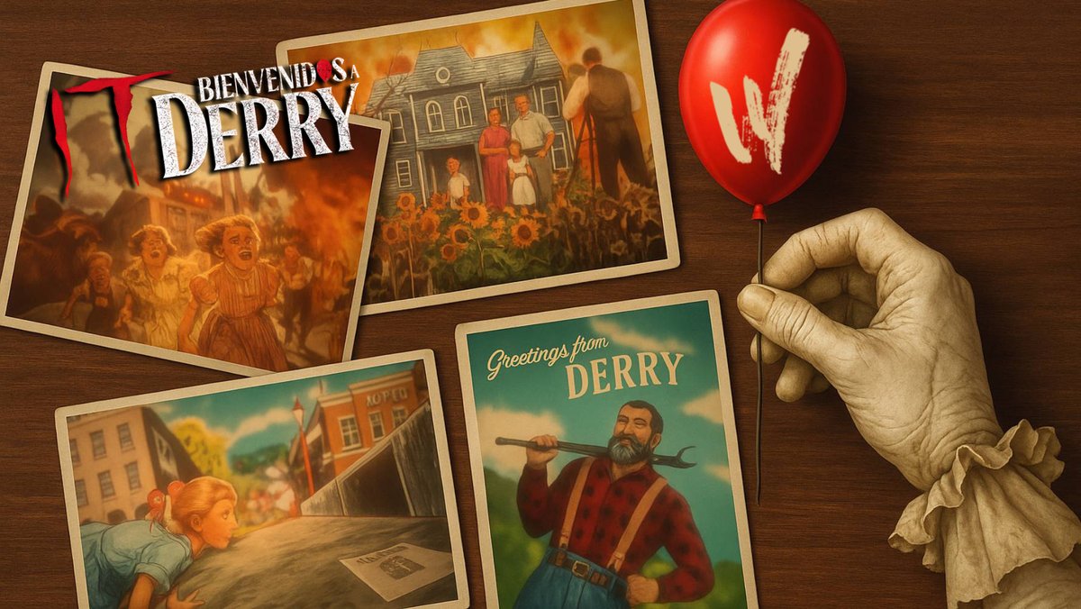 Nos hemos ido hasta 1962, hoy hemos regresado a Derry con la grabación de un nuevo programa 🎈
¿Qué os ha parecido IT Bienvenidos A Derry?