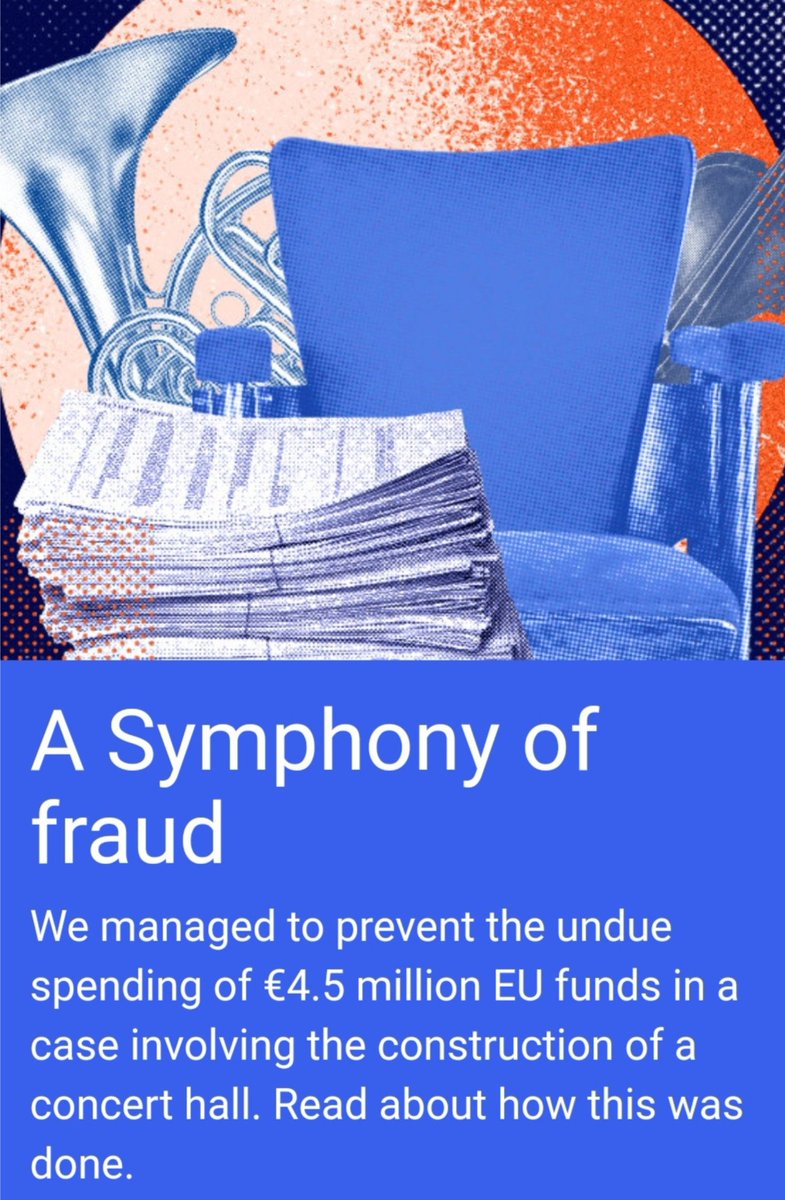 Czy wiecie, że pierwszy raz w historii Raport Roczny OLAF-u rozpoczyna polska sprawa?
Nazwano ją „A Symphony of Fraud” i dotyczy przestępczej współpracy MKiDN Glińskiego z Beneficjentem Programu POIiŚ w celu wyłudzenia nienależnej dotacji w wysokości 4,5 miliona euro. Sęk w tym,