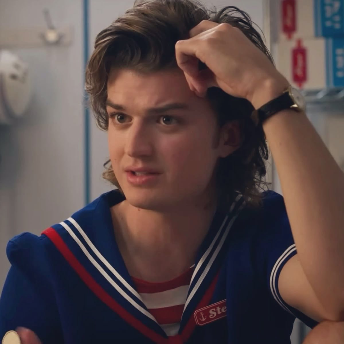 Foxsslya's tweet photo. BNBG 
but its just ssn1/3 Steve Harrington
#djo #SteveHarrington https://t.co/gpNGsnSxJB