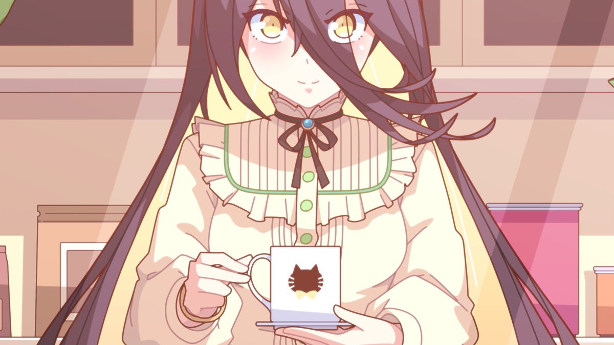 scalizo_art's tweet image. tap for a good morning with cafe~ ☀️☕️