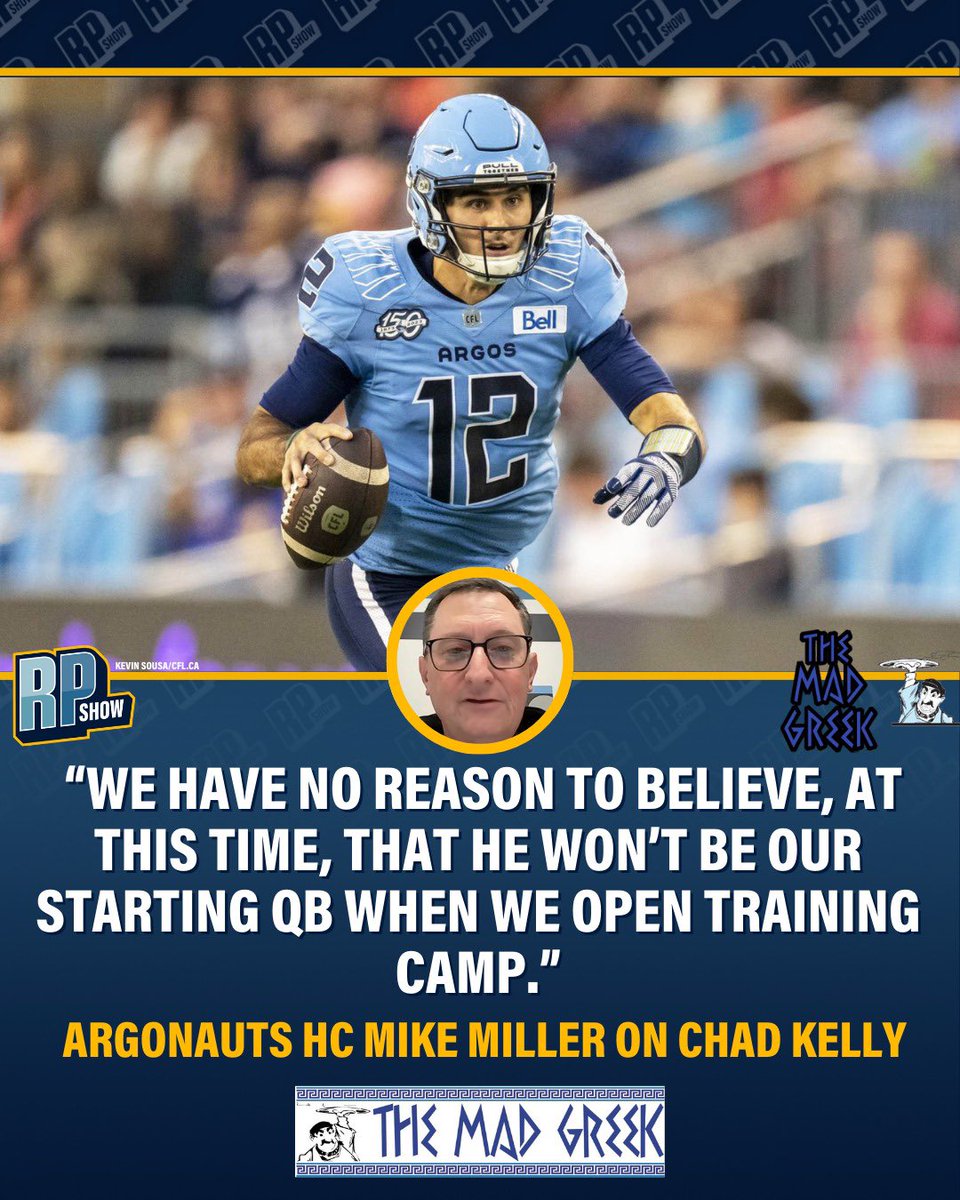 RodPedersenShow's tweet image. #PullTogether🛳️
 Chad Kelly missed all of last year with a leg injury. 🩼 #CFL