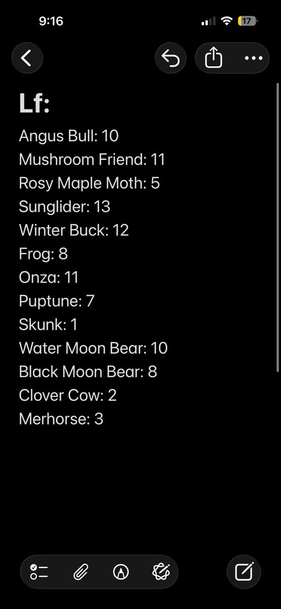 Trading eggs!
Aztec: 864
Retired: 98
(Working on getting more retired!)
Will take other offers besides Lf!
Number beside is how many I’m Lf!
Lf: