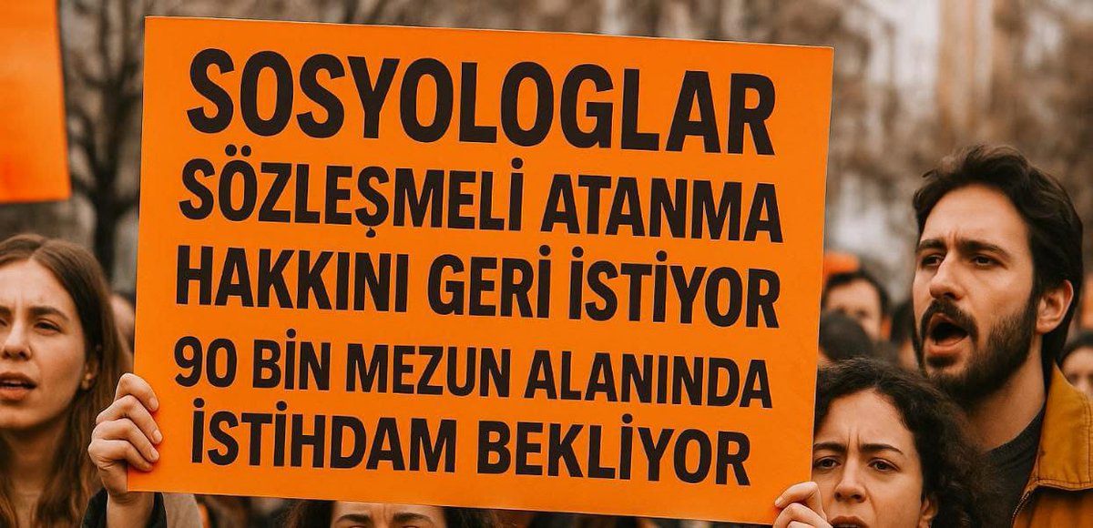 <a href="/ankarakulisi06/">ANKARA KULİSİ</a> <a href="/ibrahimyumakli/">İbrahim Yumaklı</a> Yıllardır bekleyen sosyologlarıda buraya yazalım.   Cetvelde olmak sosyologlarında hakkı. 
#90binsosyologatamabekliyor 
#sosyologlar4byeeklensin 
#atamayönergemizhazır