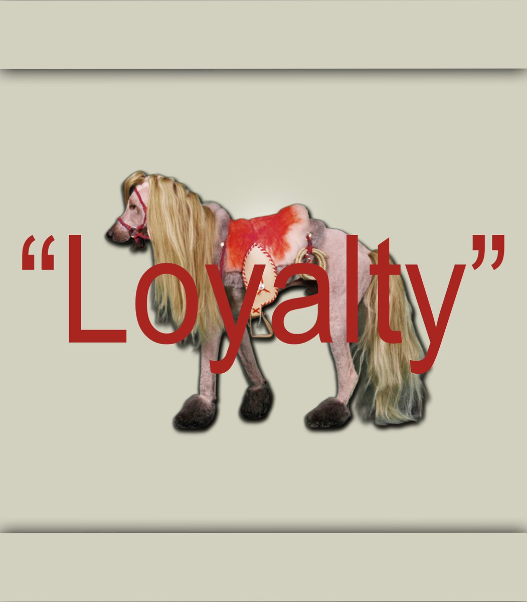 The price you pay for loyalty is bliss.