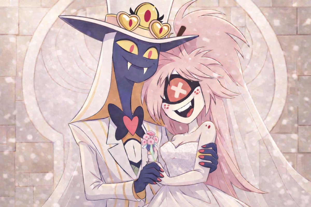 Kingofgenosha's tweet image. 🎵Who ever thought, Who even knew, Two different lives in their two different worlds, Somehow suddenly found is this great new love, New Love, True Love🎵

#HazbinHotel #Hellaverse #Cherrisnake #HazbinHotelArt #SirPentious #CherriBomb