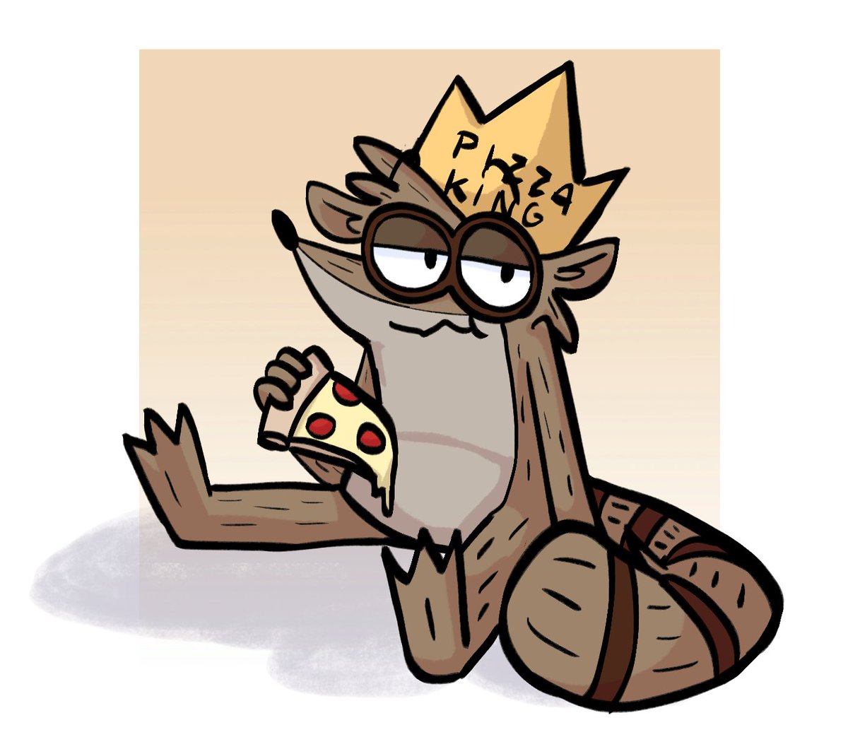 PepperoniRay's tweet image. Pizza king Rigby 

let's goo

#RegularShow