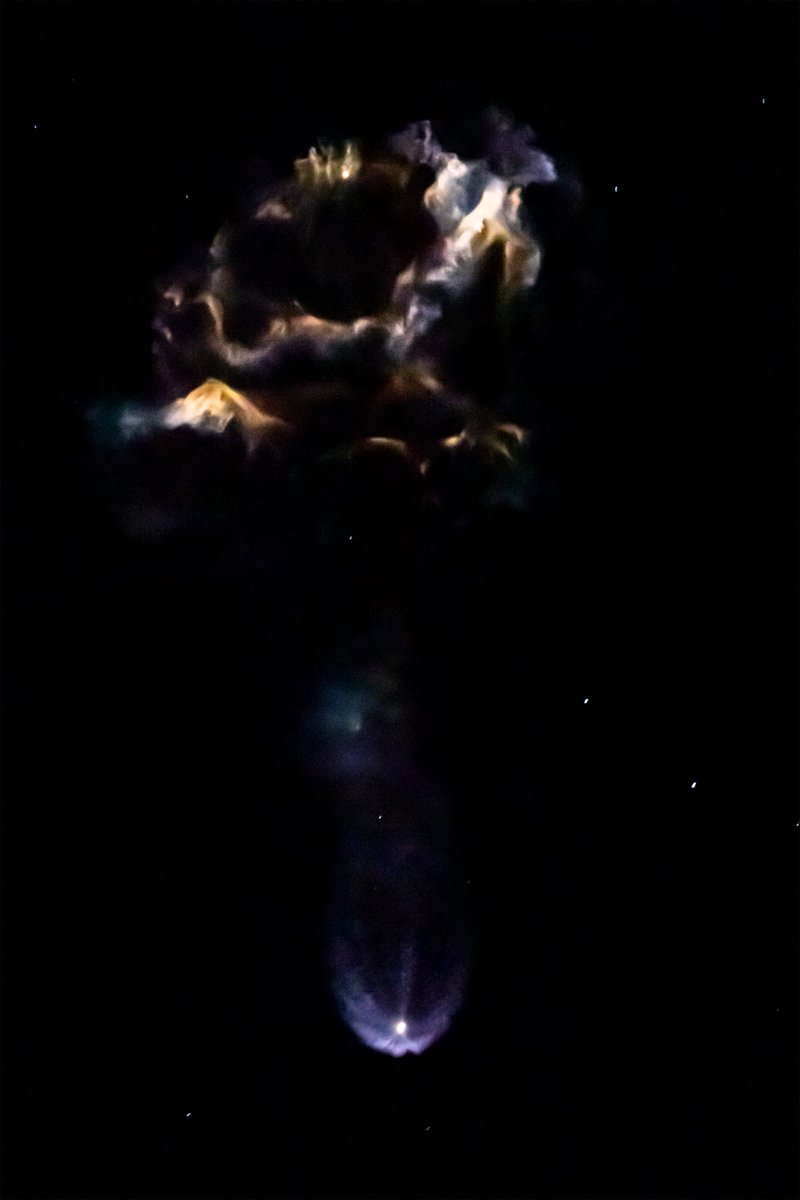 SpaceX's tweet image. Falcon 9 launches the Twilight rideshare mission to dusk-dawn orbit