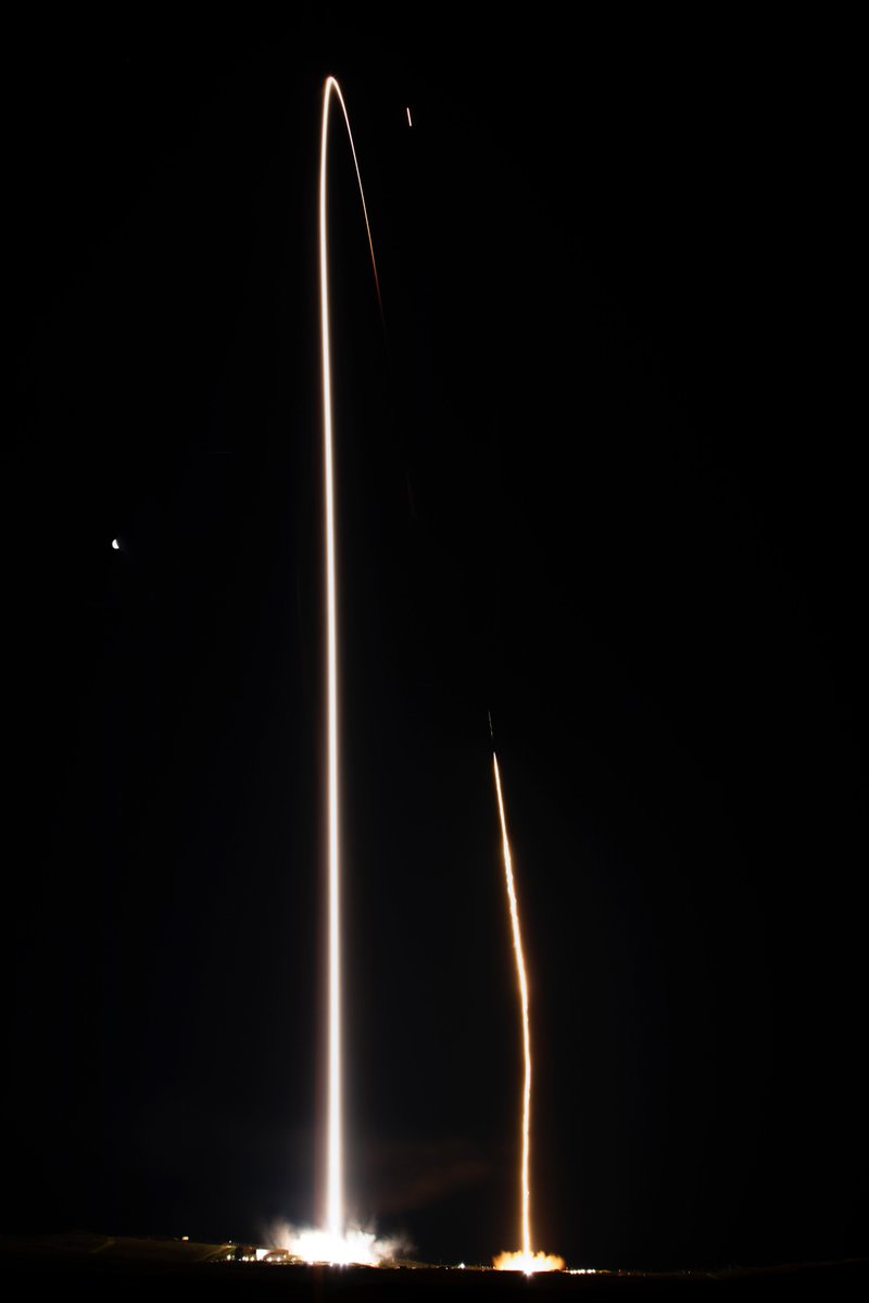 SpaceX's tweet image. Falcon 9 launches the Twilight rideshare mission to dusk-dawn orbit