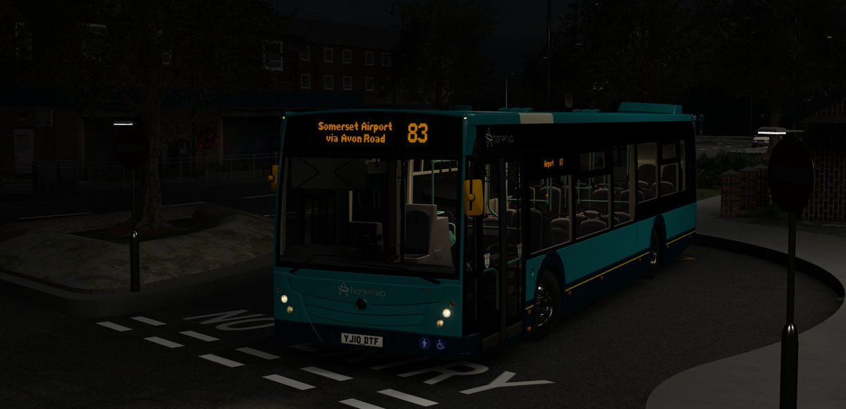 Hone0BT's tweet photo. Finally finding the time to actually sit back and enjoy driving the new bus on my favourite route in the game! This is also my fav repaint of the Temsa, floor covered in trash 😍😍 https://t.co/sFZETwf4TH