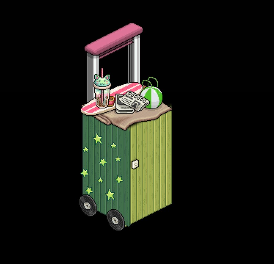 Niebliax's tweet image. ☀️Maleta lista para ir de vacaciones a la playa 
🏖️Participante: Nieblia
🔗Link sala: habbo.es/room/121564841
#13FurnisMaW #VeranoM13W #Habbo
@ESHabbo  @ESkinered @LinuxEnMac @HB_Xavi
