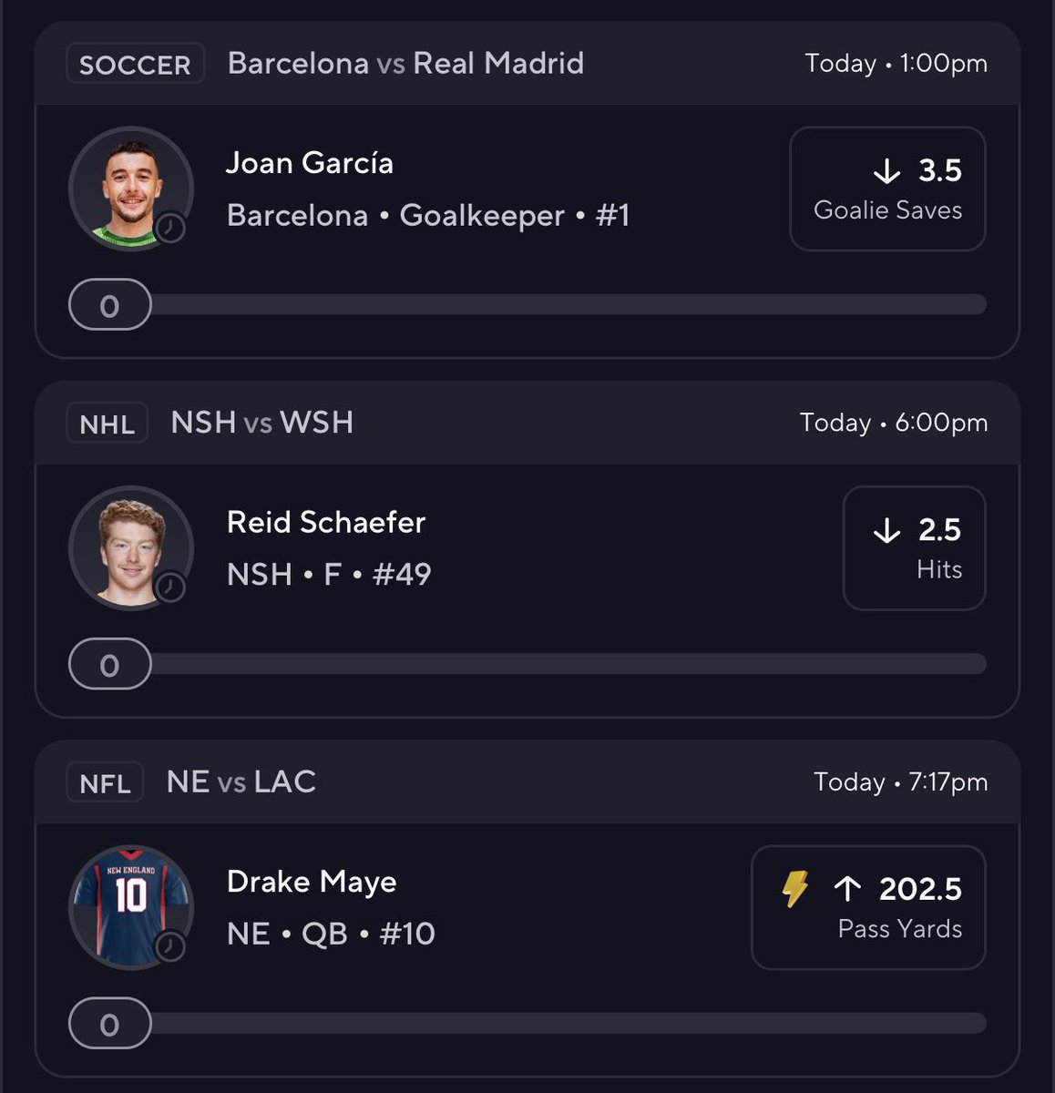 🔥 PrizePicks 6x Slip | Lock this in! ⬇️

Our other slip with Joan Garcia will DNP so I'm reusing here!