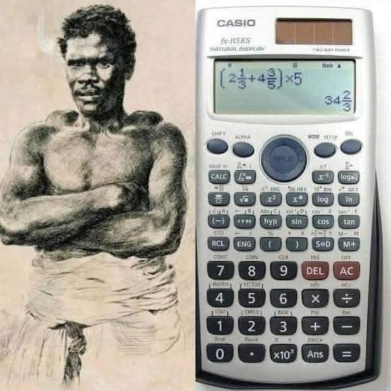 Thomas Fuller, was an African sold into slave in 1724 at age 14, was sometimes known as the "Virginia Calculator" for his extraordinary ability to solve complex mathematical problems in his head. He was asked how many seconds there were in a year he briefly answered 31,536,000