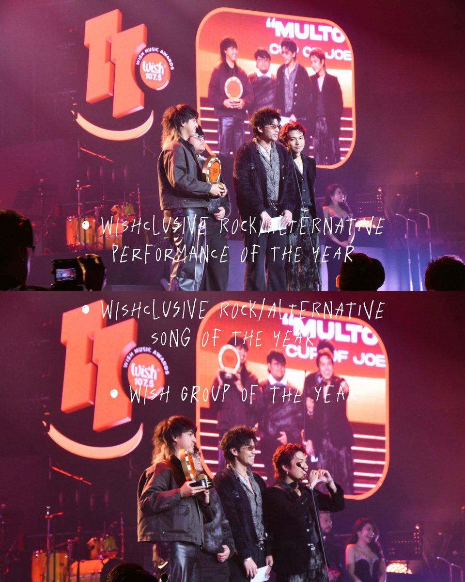 cupofjoemusic's tweet image. Thank you @wish1075 for these incredible honors at the #11thWishMusicAwards. 🥺

We’re humbled to take home these awards and even more grateful for the support, Joewahs! MABUHAY ANG OPM! 🤘🏻