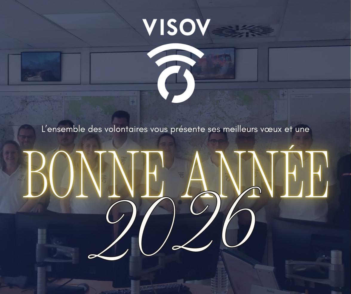 🌍 #BonneAnnée2026
Déjà 3 activations liées aux événements climatiques.
L’ensemble des bénévoles de VISOV profite de ces instants d’accalmie pour vous adresser ses meilleurs vœux.
#VISOV #Engagement #GestionDeCrise #MSGU