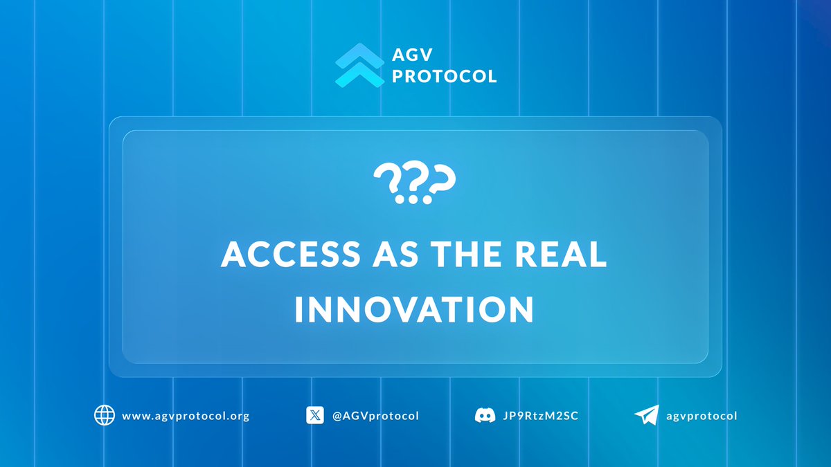 Most people cannot build solar farms, deploy compute clusters, or manage large-scale production.

The innovation is not forcing everyone to build. It is enabling participation without construction.

AGV Protocol focuses on access through verification and abstraction. This is how
