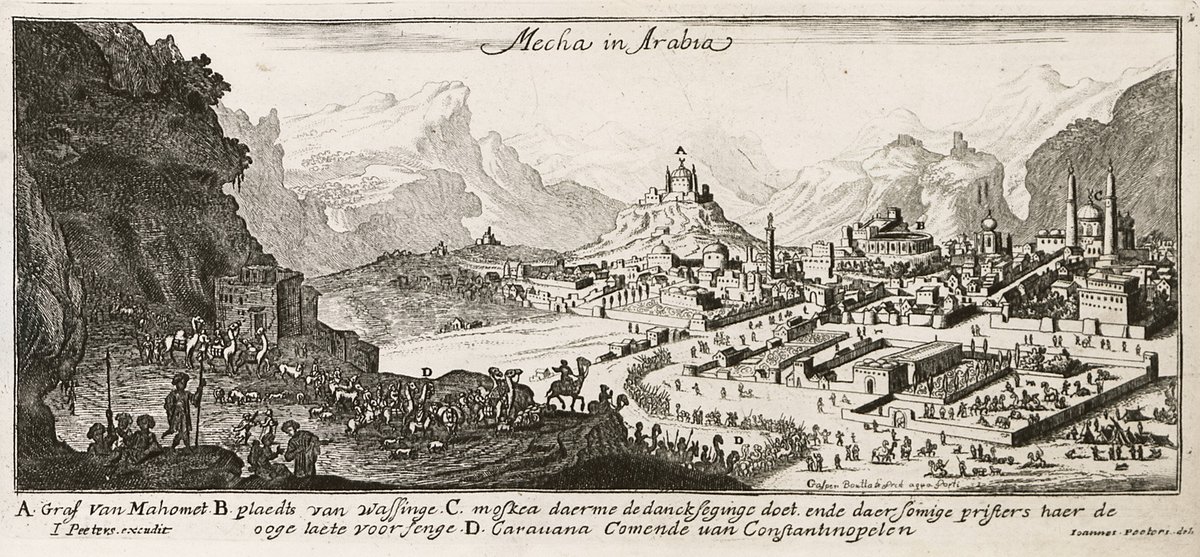 منظر المسجد الحرام 🕋 - (1686م).