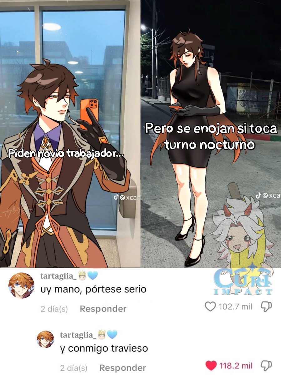 CuriImpact's tweet image. Créditos: Vanee Santos en FB
#CuriImpact #GenshinImpact #Zhongli