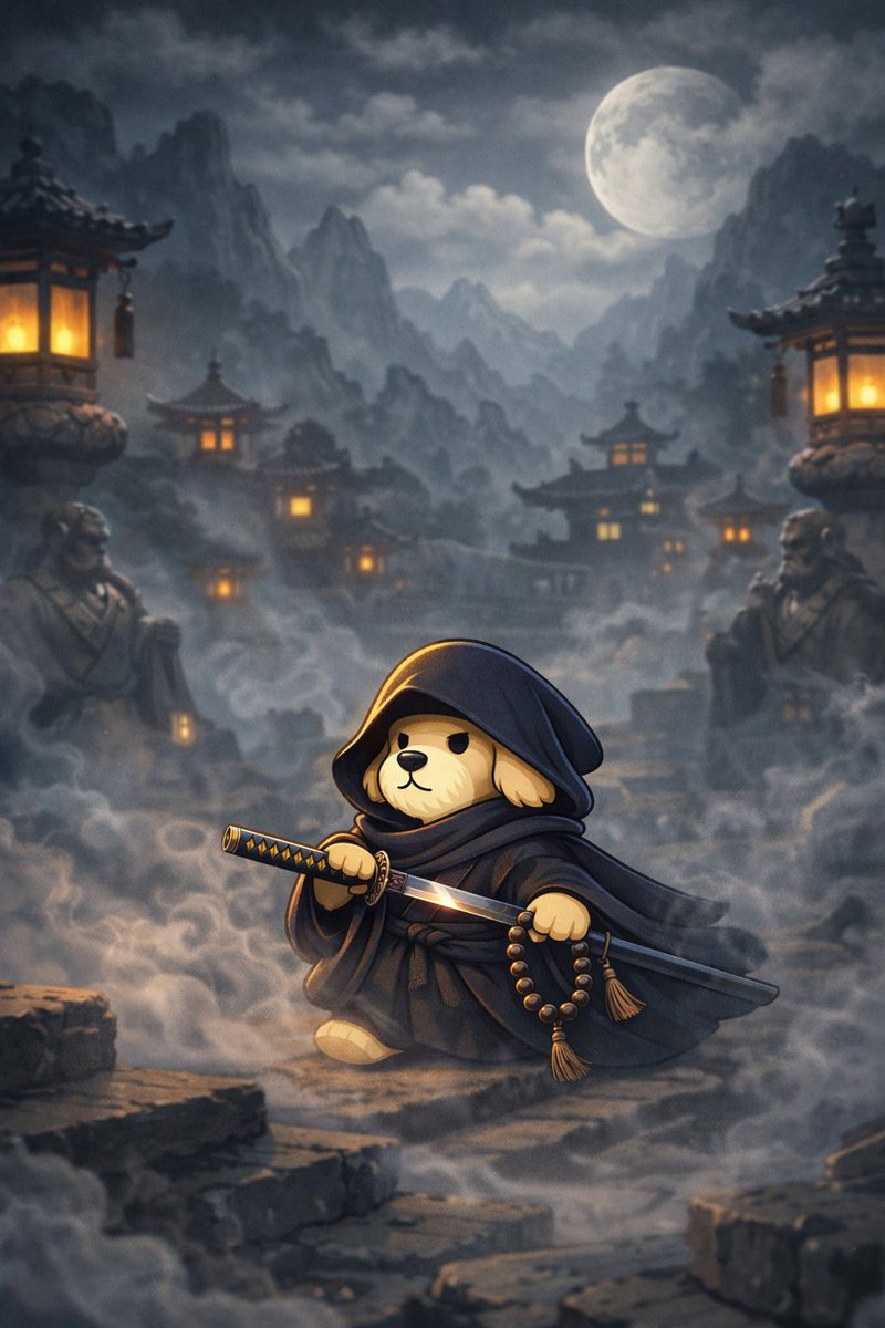 Quiet steps.
Small figure.
Heavy presence.

$SHIH 🐶⛩️