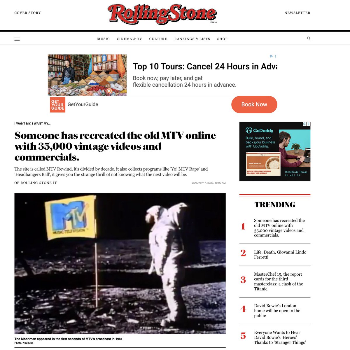 ryangtanaka's tweet image. A friend of ours in the Tezos ecosystem (@flexasaurusrex) hit something big this week by going viral with a MTV "reboot" site after the channel announced it was shutting down their music parts for good. Remember when MTV used to stand for "Music Television" and used to play…