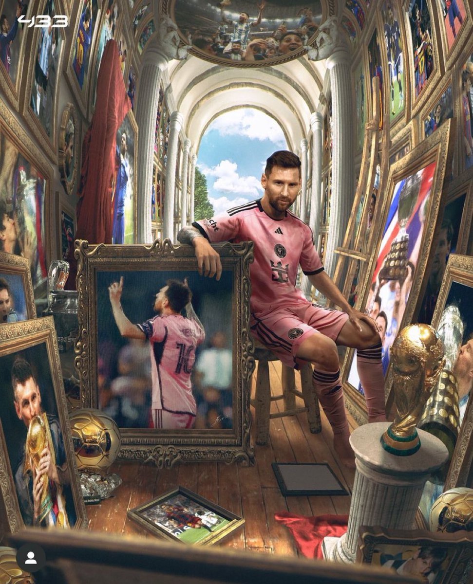 🚨Reminder: No player in history has scored more goals from outside the box than Lionel Messi 🐐