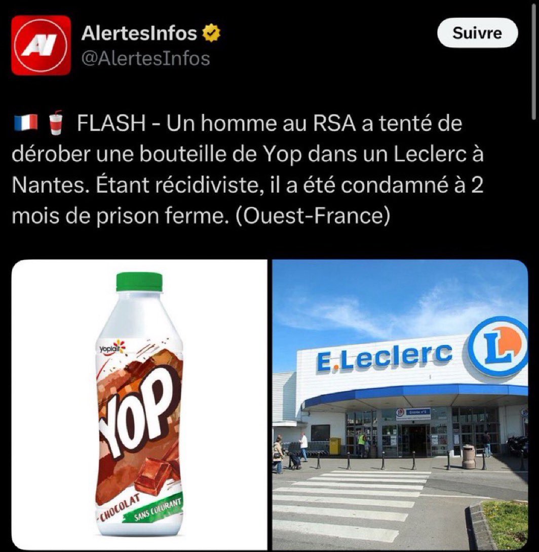 TDriver90's tweet image. Il est plus grave de voler un Yop en France que de frapper quelqu'un pour son appartenance religieuse.🤷🏻‍♂️