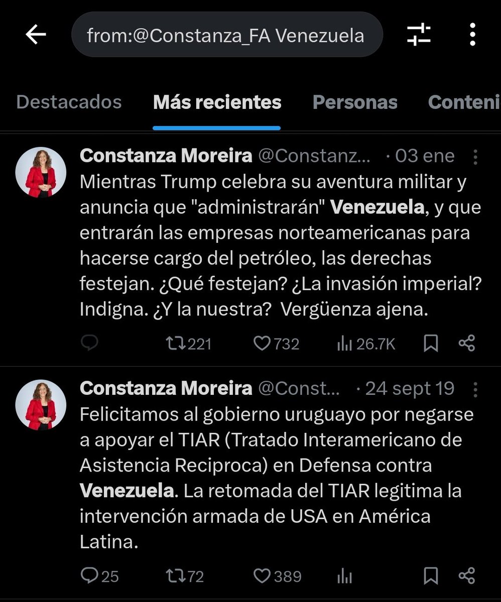 batlle_star's tweet image. Lo que repugna es que pasaste AÑOS sin postear nada sobre Venezuela, y la última vez fue a favor de los intereses del régimen.

En el medio, pasaron miles de presos políticos, muertos, exiliados, migración masiva y se afanaron descaradamente una elección.

CERRÁ EL ORTO AHORA.
