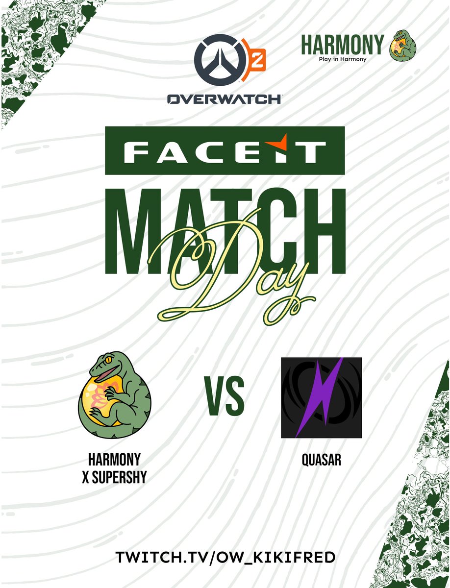 MATCH DAY – 20h

Harmony x <a href="/SupershyOW2/">Supershy</a> 🆚 <a href="/Esport_Quasar/">Quasar Esport</a> en <a href="/FACEIT_OW/">FACEIT Overwatch</a> Master.