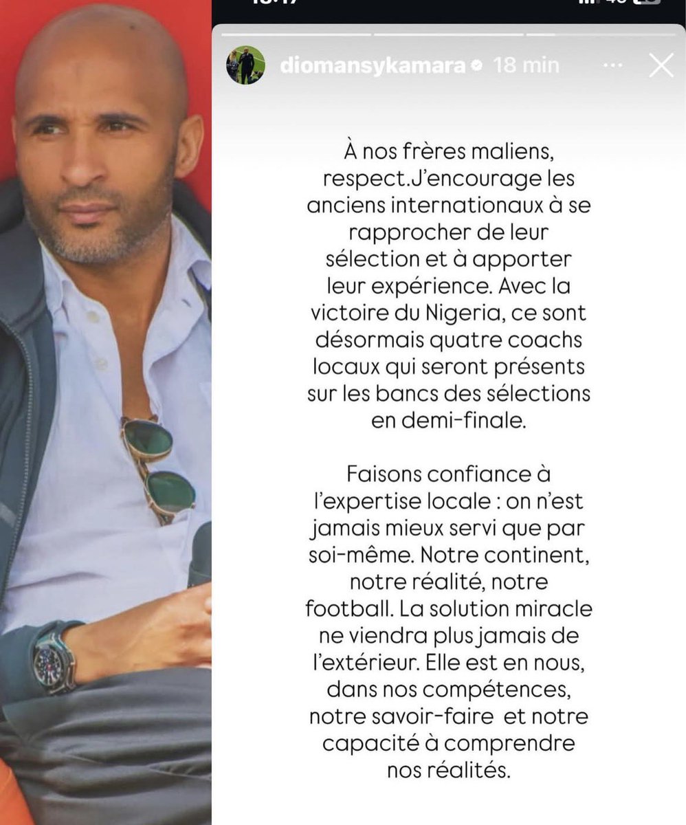 ASKO_T9's tweet image. Même Diomansy Kamara parle ! Message à nos anciens joueurs, là le réveil c’est maintenant ou jamais, tout le monde commence à parler là, c’est à vous de jouer. Arh, réveillez-vous svp, mettez vos problèmes et rancunes de côté, faites-le pour vos petits frères et sœurs