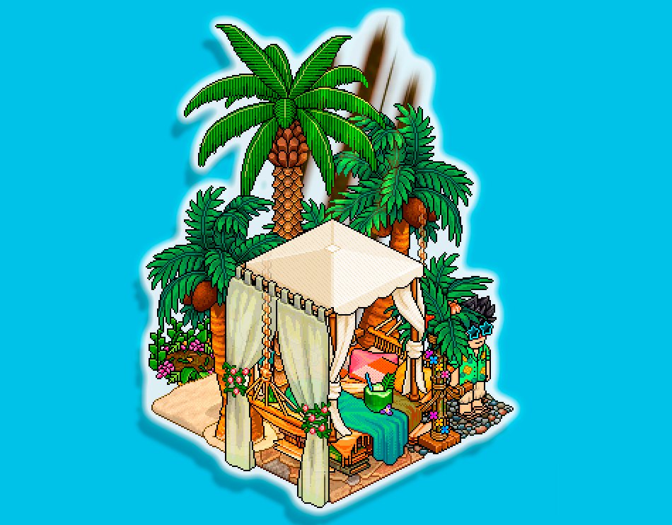 LEduardoJR3's tweet image. Mi participación para el concurso #13FurnisMaW #VeranoM13W ☀ 🏝 

🌴 Rincón del Caribe 
Participante: EduardoJR 

🔗 Link: habbo.es/room/124959470

@ESHabbo @ESKinered @HB_Xavi @LinuxEnMac