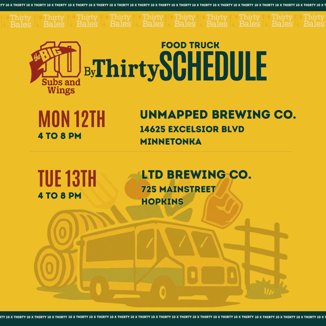 Thirty Bales - Hopkins, MN tweet media