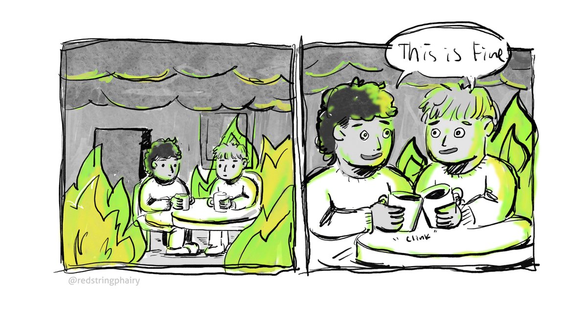 redstringphairy's tweet image. we're fine, this is fine