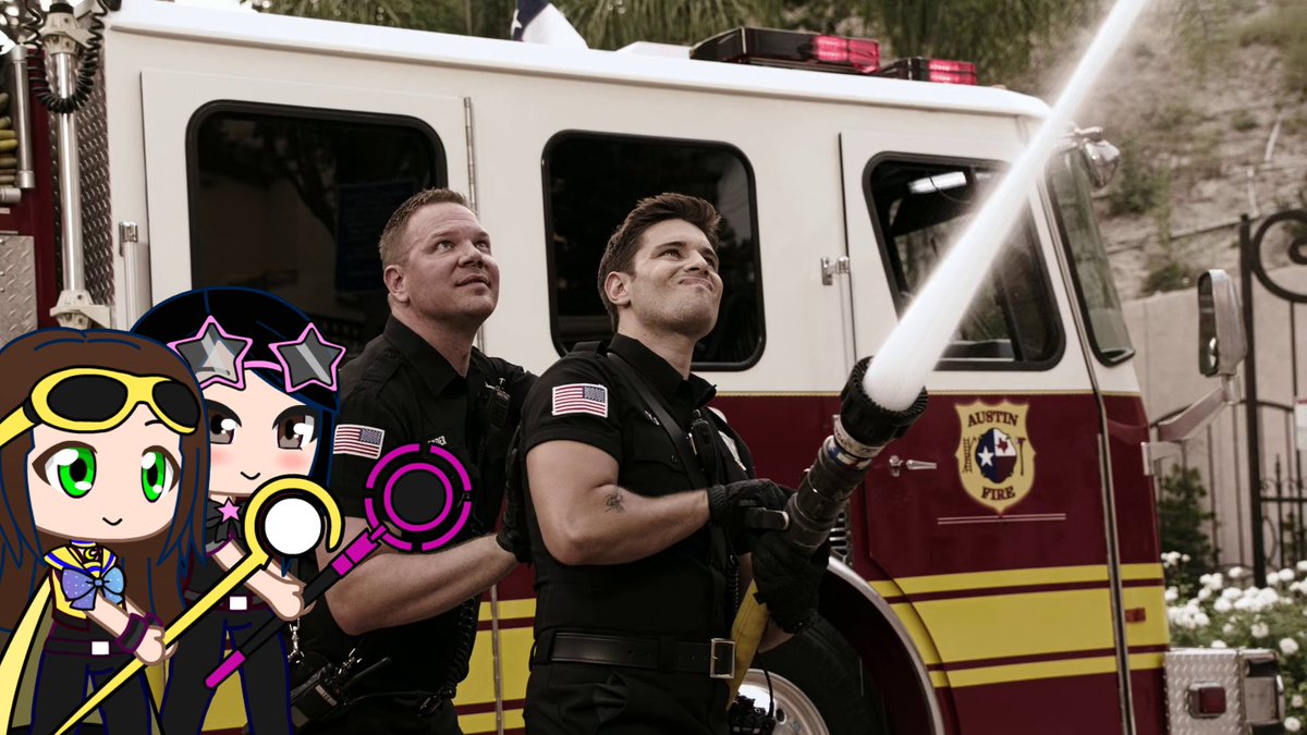 catshoujo's tweet photo. For: @Tk_Jude_Robron And @godiemalfait 
The Four Heroes Saves The Day (A 9-1-1 Lone Star Collab)
#911LoneStar #MahouShoujo #Collab #JimParrack #JuddRyder #RonenRubinstein #TKStrand https://t.co/Rcu5o4C4xN