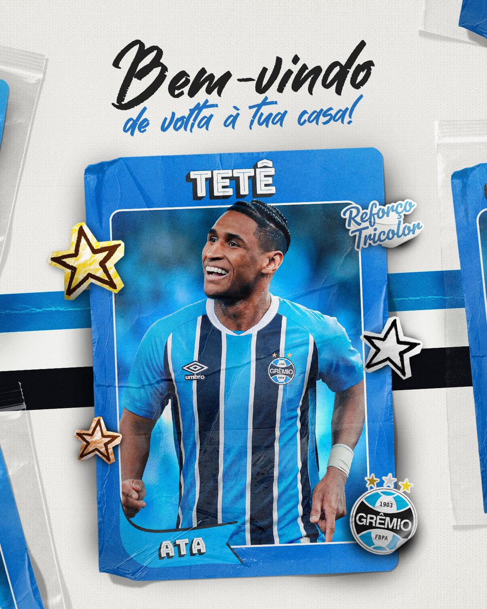 Gremio's tweet image. #OGuriVoltou! 🇪🇪 Tetê dispensa apresentações e retorna ao Tricolor para escrever novos capítulos com o nosso manto. #ReforçoTricolor

Leia mais detalhes: gremio.net/noticias/detal…