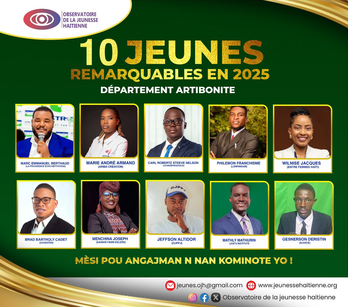 Observatoire de la Jeunesse Haïtienne (OJH) 🇭🇹 tweet media