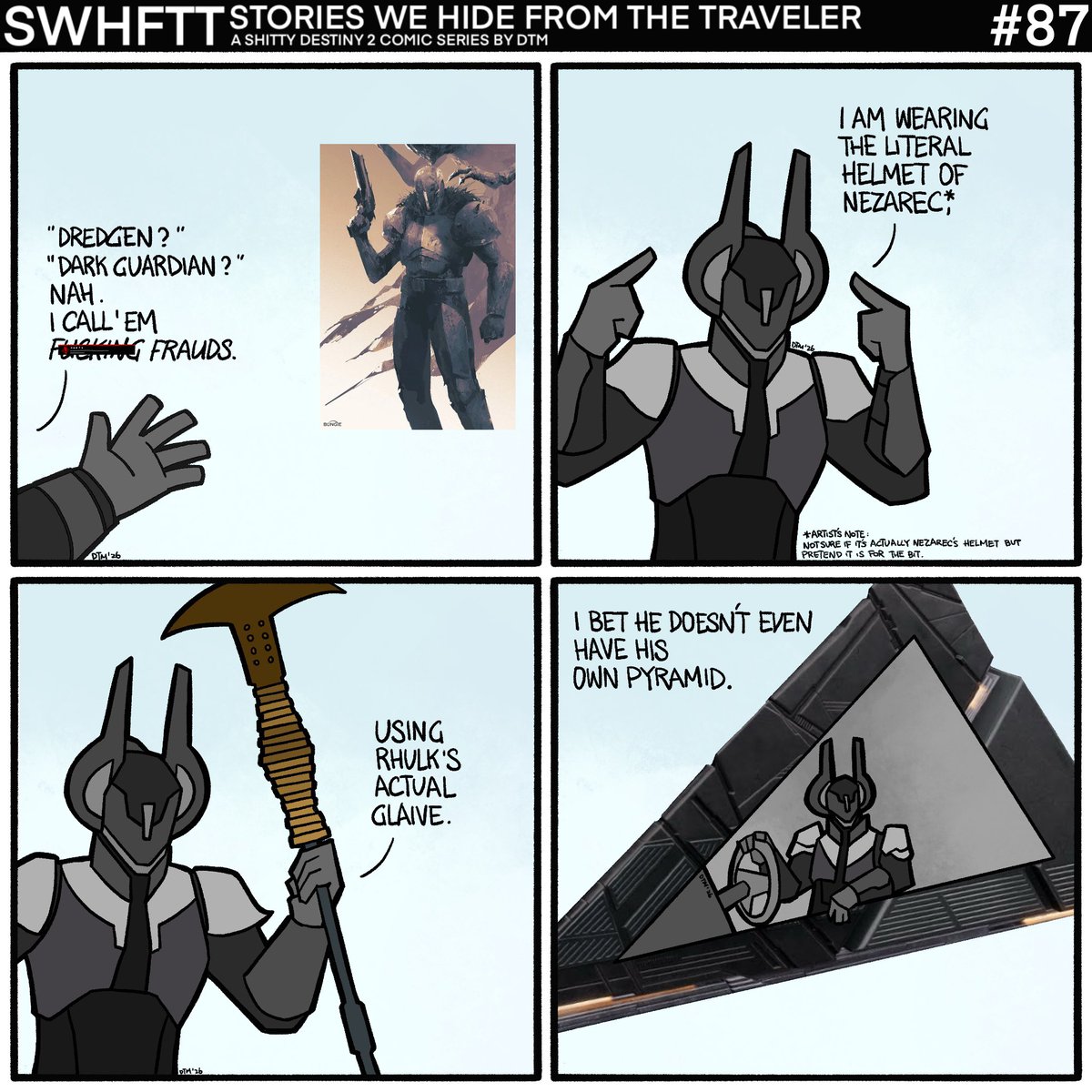 destiny_thememe's tweet image. SWHFTT‼️‼️SUNDAY‼️‼️
87. Dredgen Fraud