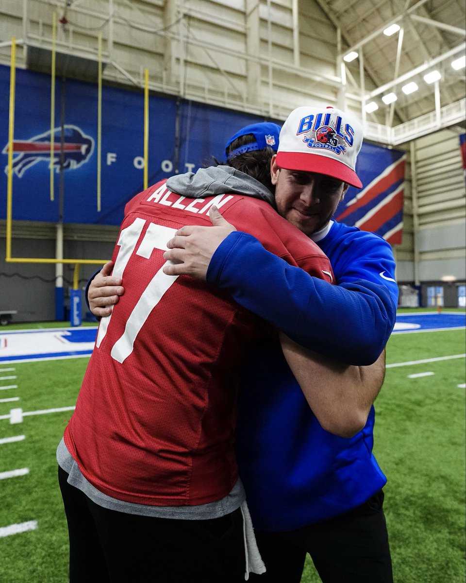 To our close friend Josh Allen and the <a href="/BuffaloBills/">Buffalo Bills</a> 🤗 

Good luck in the playoffs 🦬 #BillsMafia