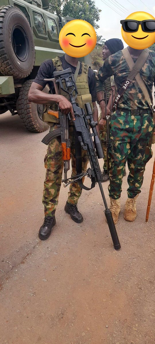 Pressman2040's tweet image. 🇳🇬 Nigerian Army Sniper