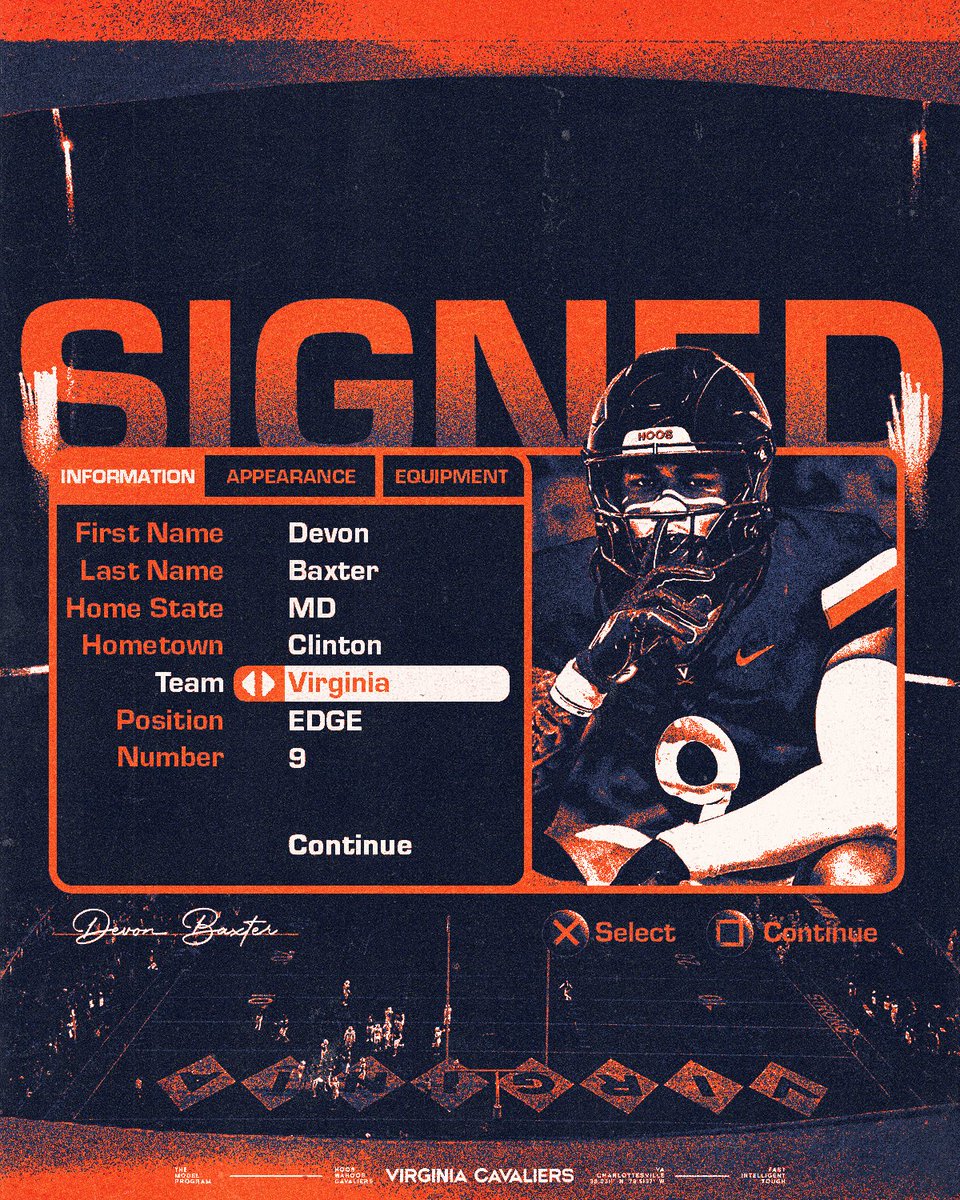 UVAFootball's tweet image. Welcome to Virginia.

@devonlamount5 bringing the heat off the edge

#GoHoos 🔶⚔️🔷