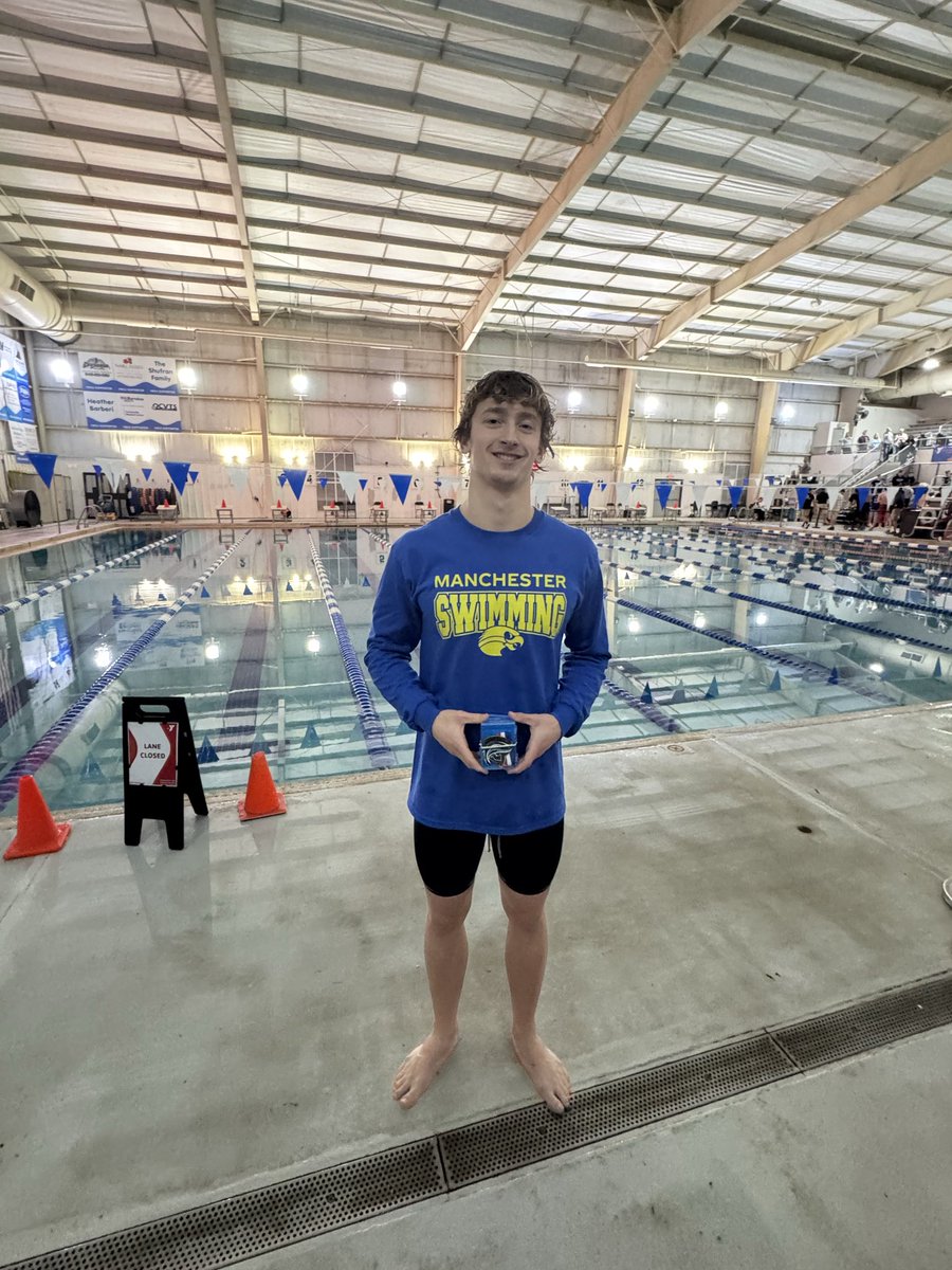 HUGE CONGRATS to Jr Andrew Petersen for earning Male Swimmer of the Meet!

Andrew placed 1st in both the 50 free &amp; 100 breaststroke… shattering his own records!

Way to go Andrew and keep it up 💪🏻 
<a href="/MTHS_Sports/">Manchester Twp. H.S. Sports Updates</a> <a href="/MTSD_DPedroza/">Diane Pedroza</a>