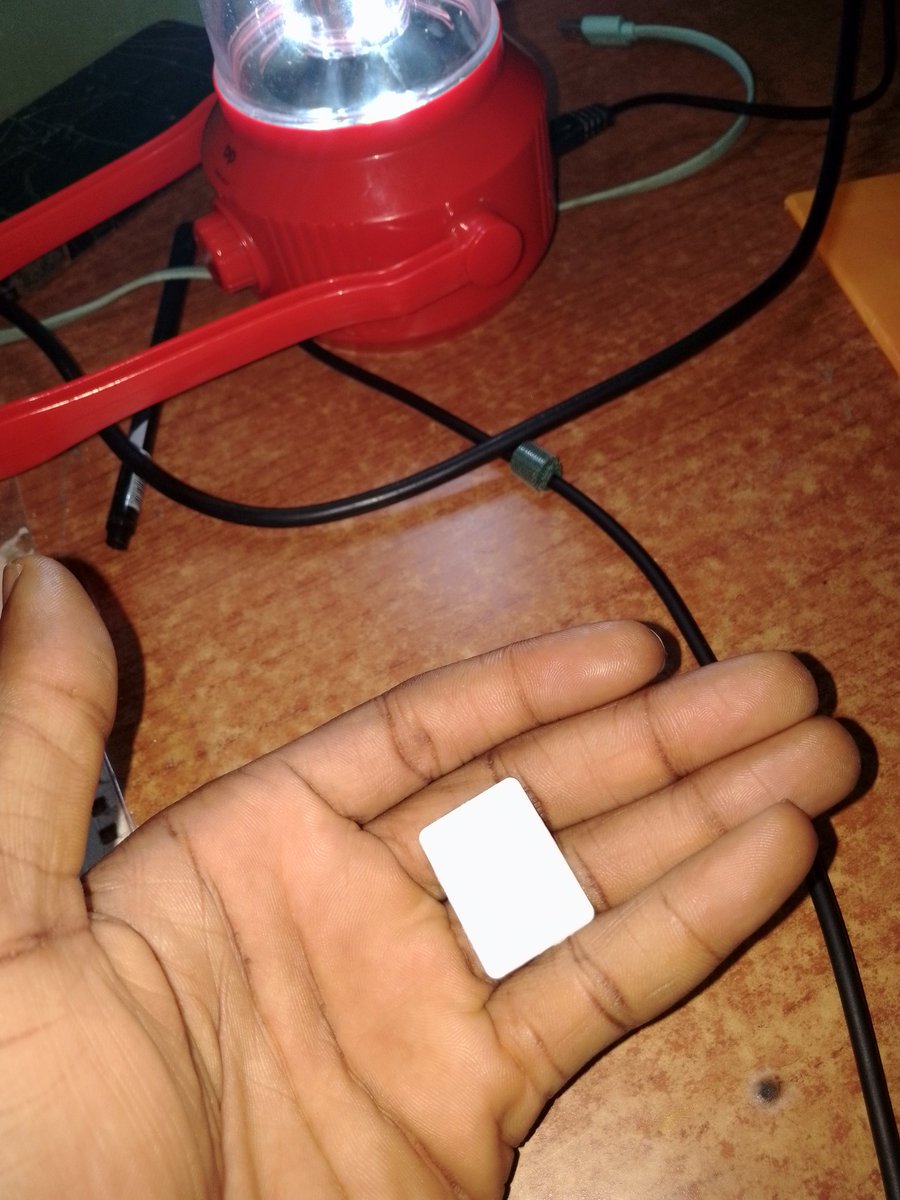 Ordered an Nfc card 😂😂, I wasn't expecting something this small probably an error from my side .....