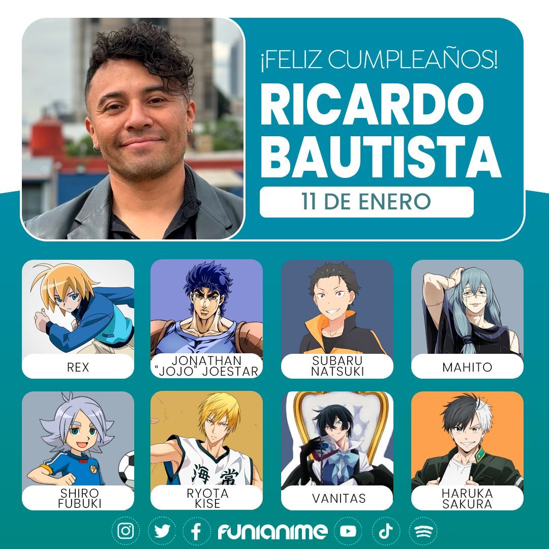 funianime's tweet image. 🥳🎈 El talentoso actor y director de doblaje Ricardo Bautista está de cumpleaños. ¡Muchas felicidades! 🎈🥳 @ricardo_bautist
