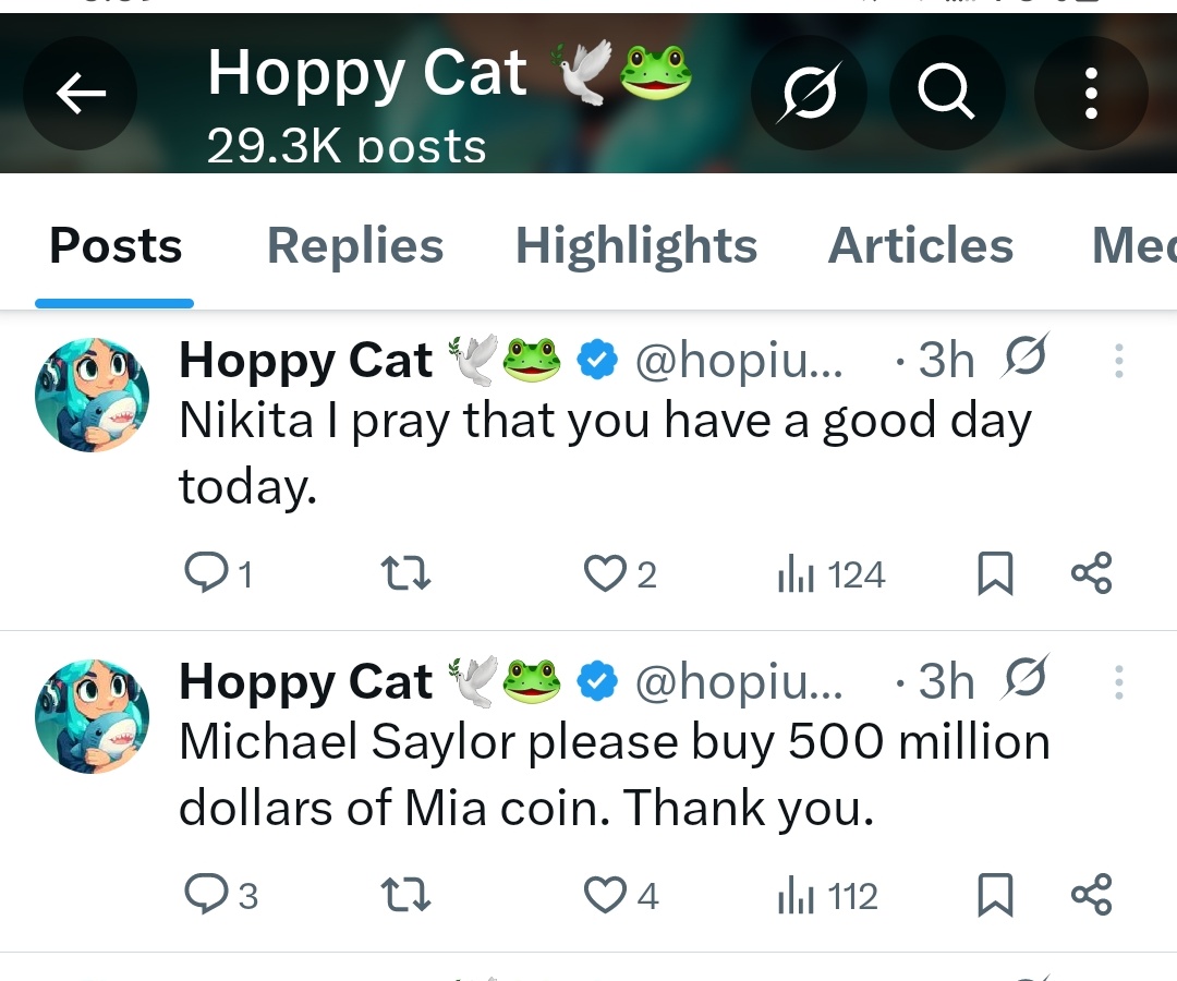 Algo test #1, two plain posts to my small audience, no image. One about  crypto. One semi about crypto. Reactions were a little higher on the crypto  one but reach was better