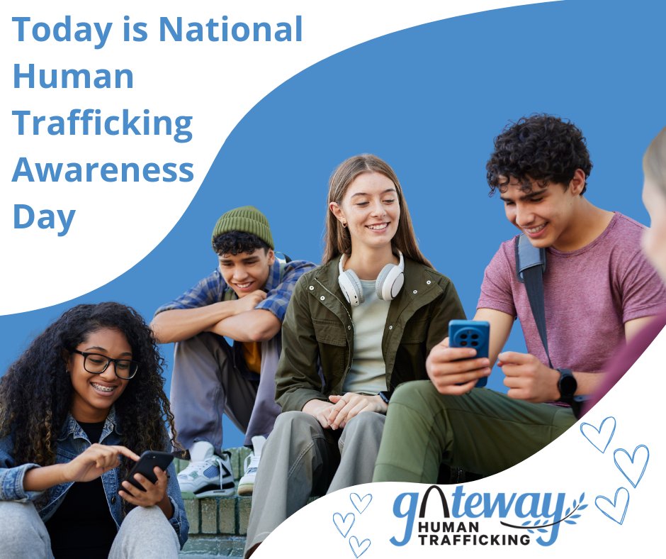 Today, we stand with survivors and recommit ourselves to ending human trafficking through education, prevention, and collaboration. Wear blue today and help spread awareness. 

#WearBlueDay #HumanTraffickingAwarenessDay #GAHTMO