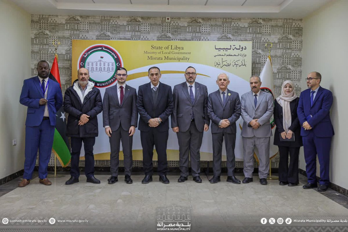 A constructive exchange between H.E. Ambassador Franklin Aquilina and Mayor Mahmoud Al-Sgoutri in #Misurata. 

Misurata is known as #Libya’s commercial hub. In this context, today’s discussion explored opportunities to enhance #trade cooperation &amp; other areas of mutual interest.