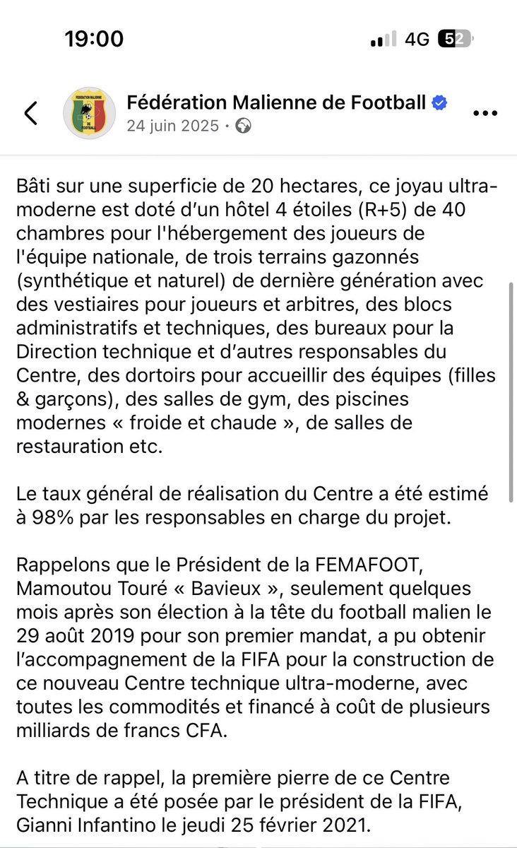 ASKO_T9's tweet image. Les gars, plus de ralentir : foutage de gueule numéro 1000 de la @femafoot le fameux centre technique ultra moderne tout financé par la FIFA, croyez-moi que la construction des infrastructures n'est pas à la hauteur du financement... On dirait un internat voire un lycée
