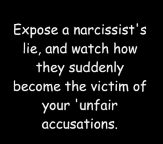 CookieKL's tweet image. They #lie and #deny
Then play #victim every time.... #Narcissist ☣️