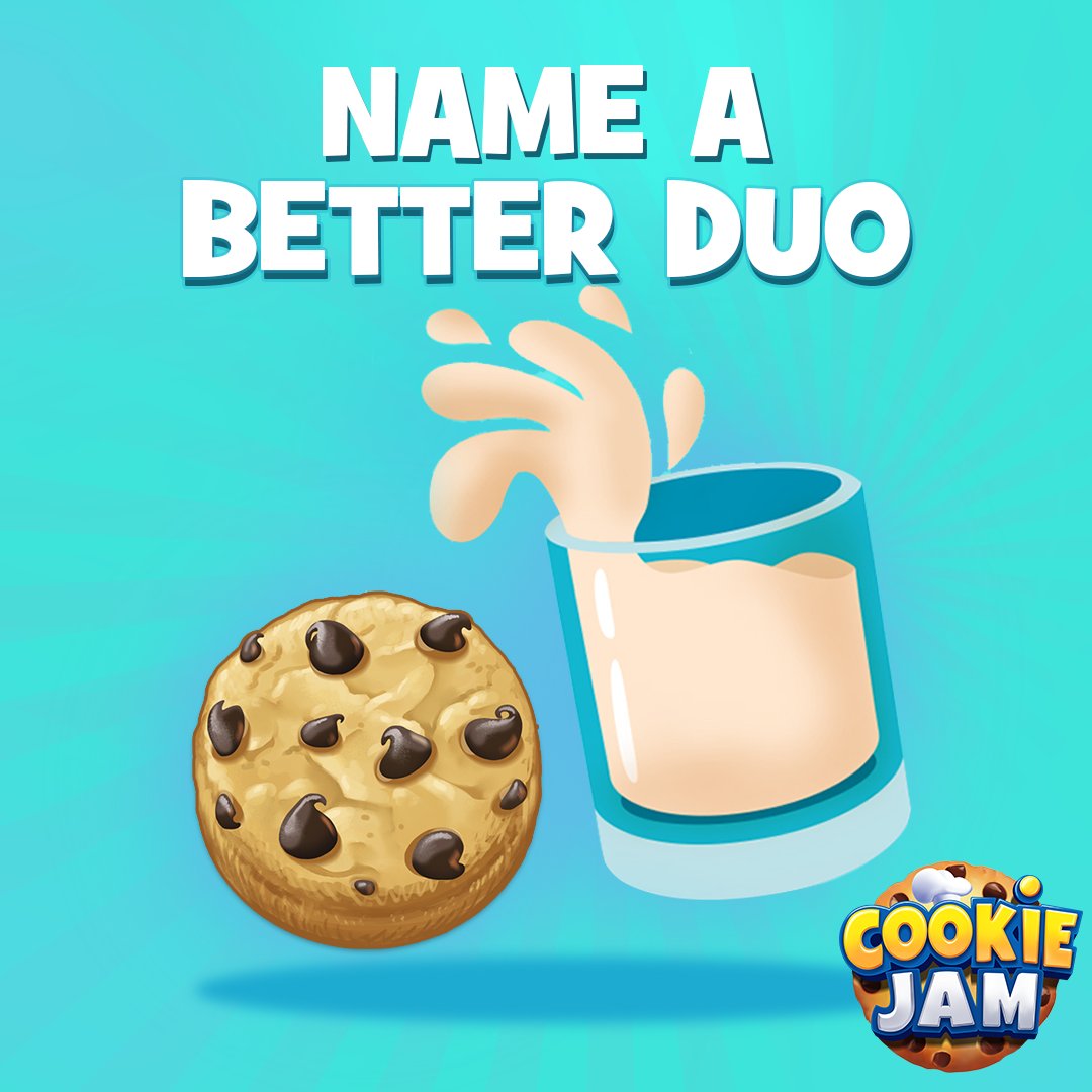Happy #NationalMilkDay! 🥛 Pairing a cold glass of milk with some Cookie Jam levels is the ultimate power move. 🍪🎮

Drop your favorite milk flavor below! 👇